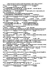 Đề kiểm tra học kỳ II môn Hóa học Lớp 10 - Đề 01 - Năm học 2018-2019